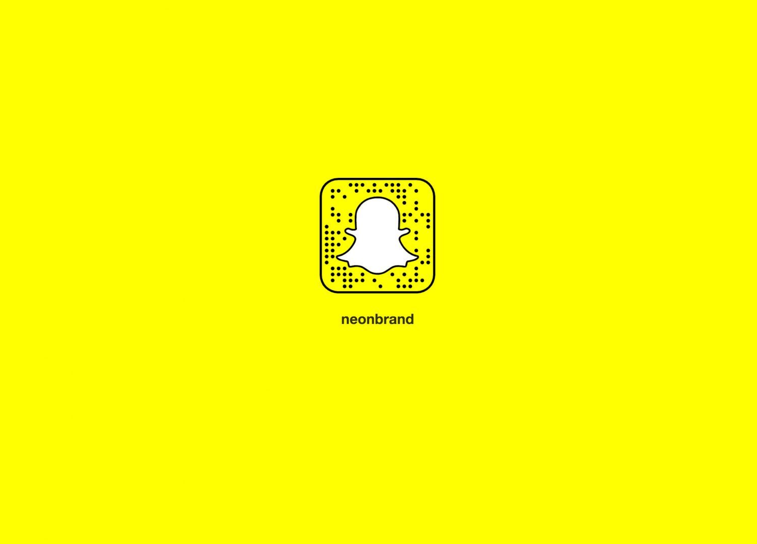 NeONBRAND Snapchat